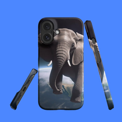 Elephant Floating in Space Snap Case for iPhone®