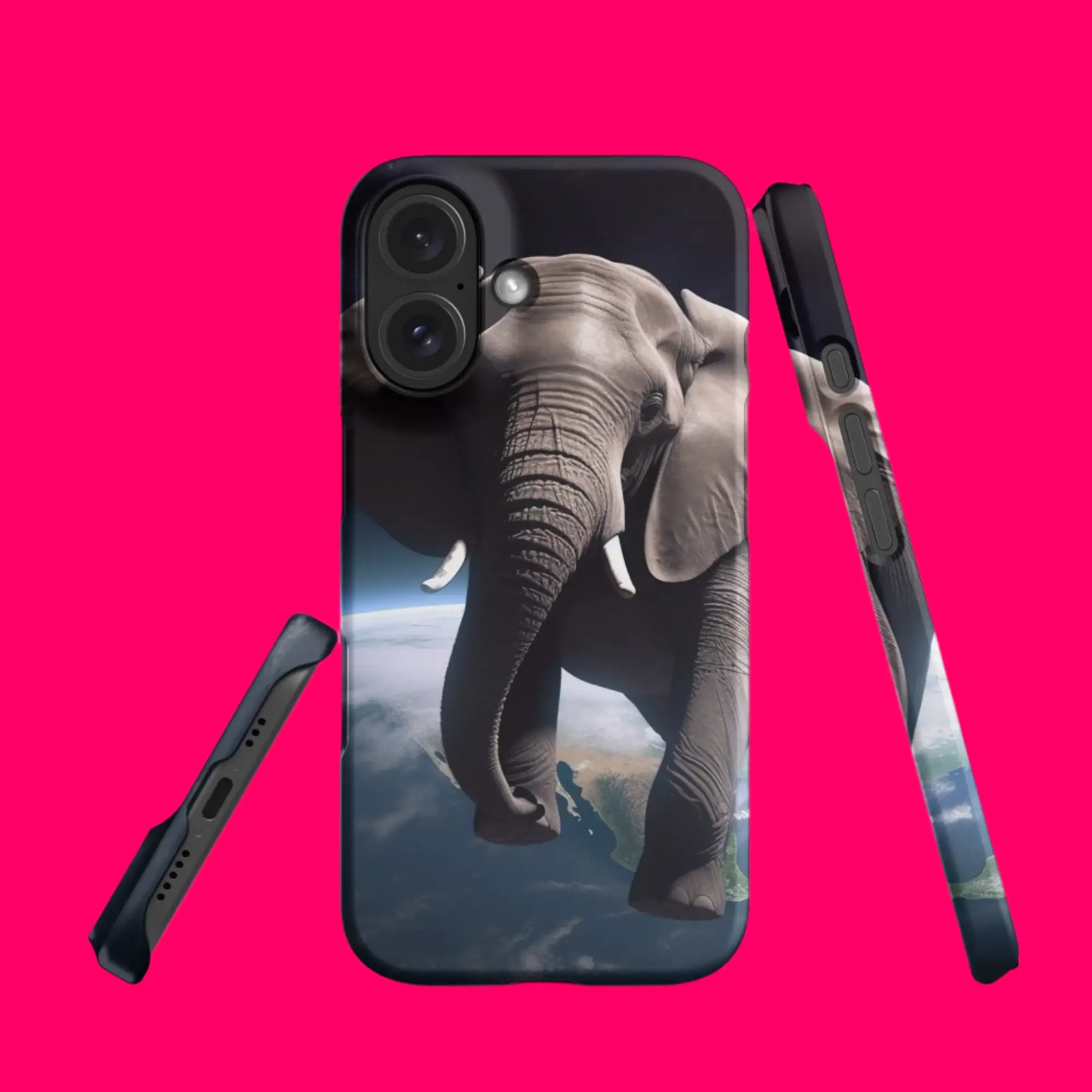 Elephant Floating in Space Snap Case for iPhone®