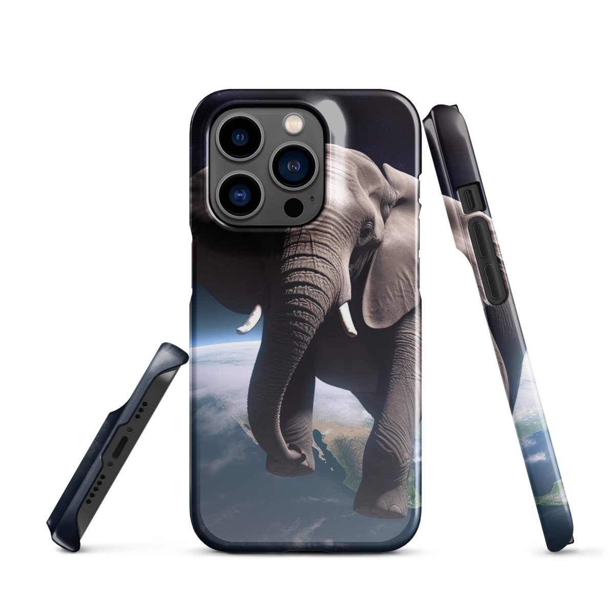 Elephant Floating in Space Snap Case for iPhone® - AI Store