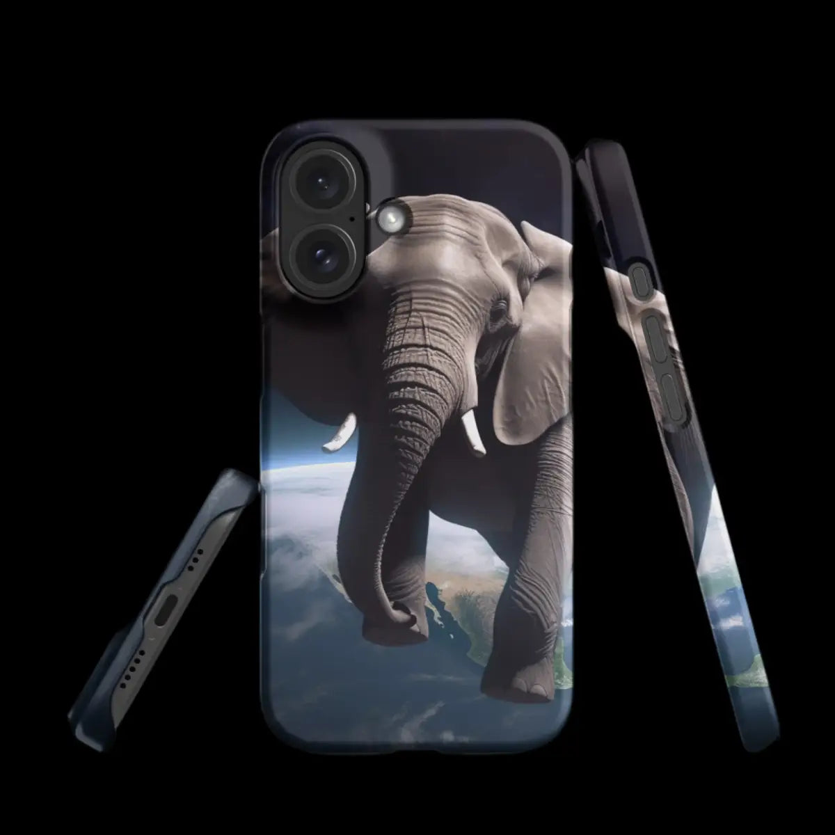 Elephant Floating in Space Snap Case for iPhone®