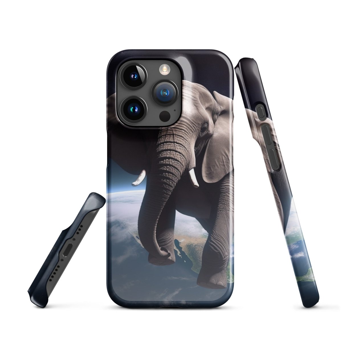 Elephant Floating in Space Snap Case for iPhone® - AI Store