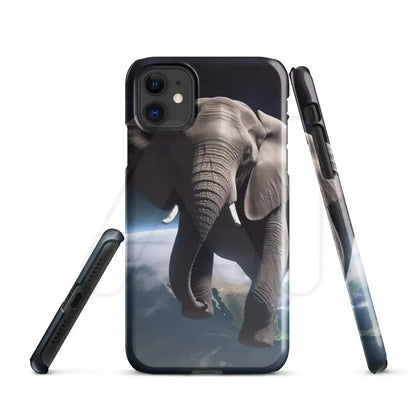 Elephant Floating in Space Snap Case for iPhone® - iPhone 11