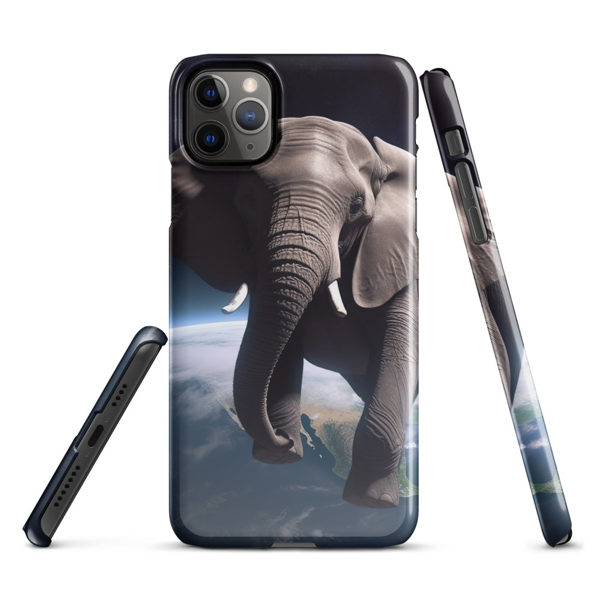 Elephant Floating in Space Snap Case for iPhone® - iPhone 11 Pro Max - AI Store