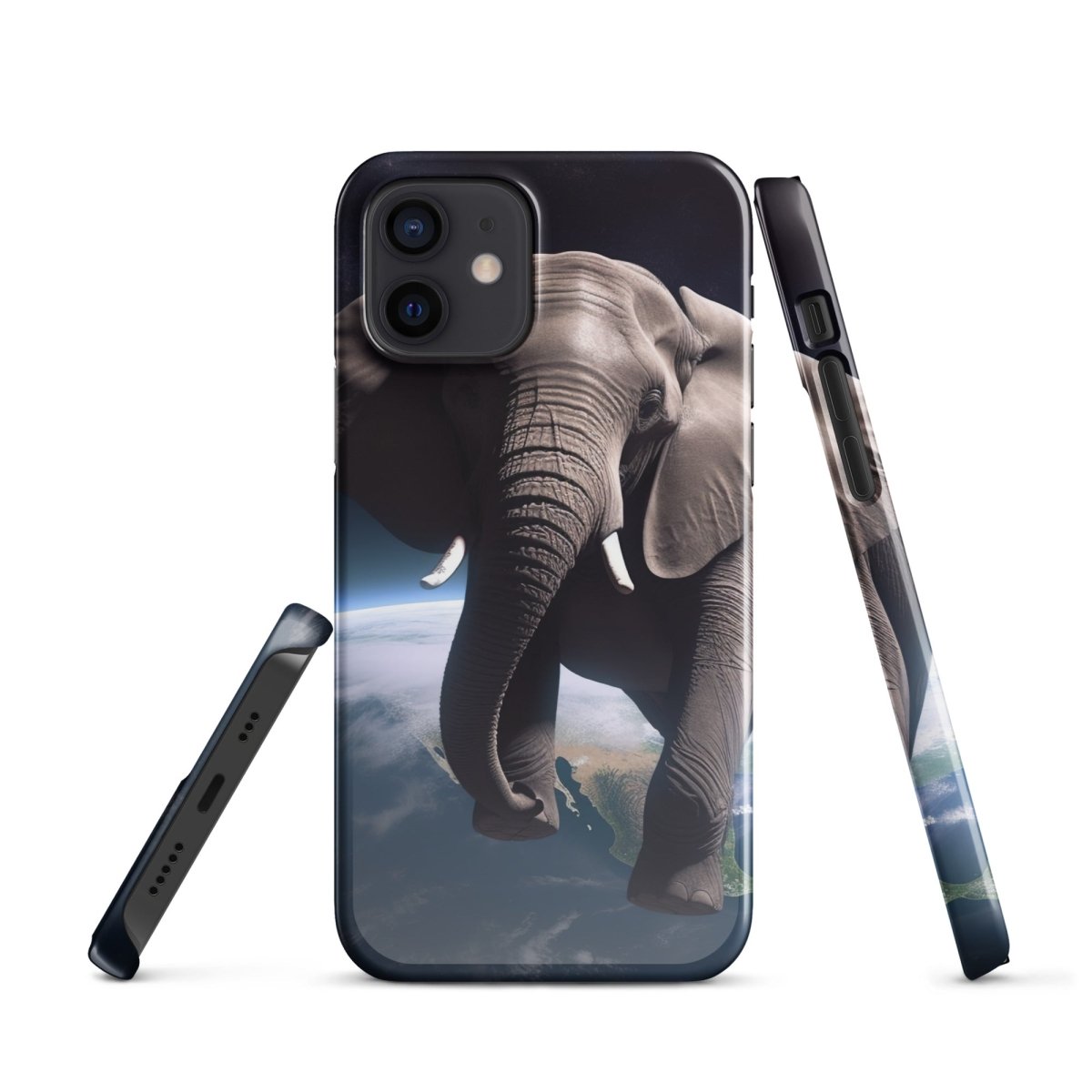 Elephant Floating in Space Snap Case for iPhone® - iPhone 12 - AI Store