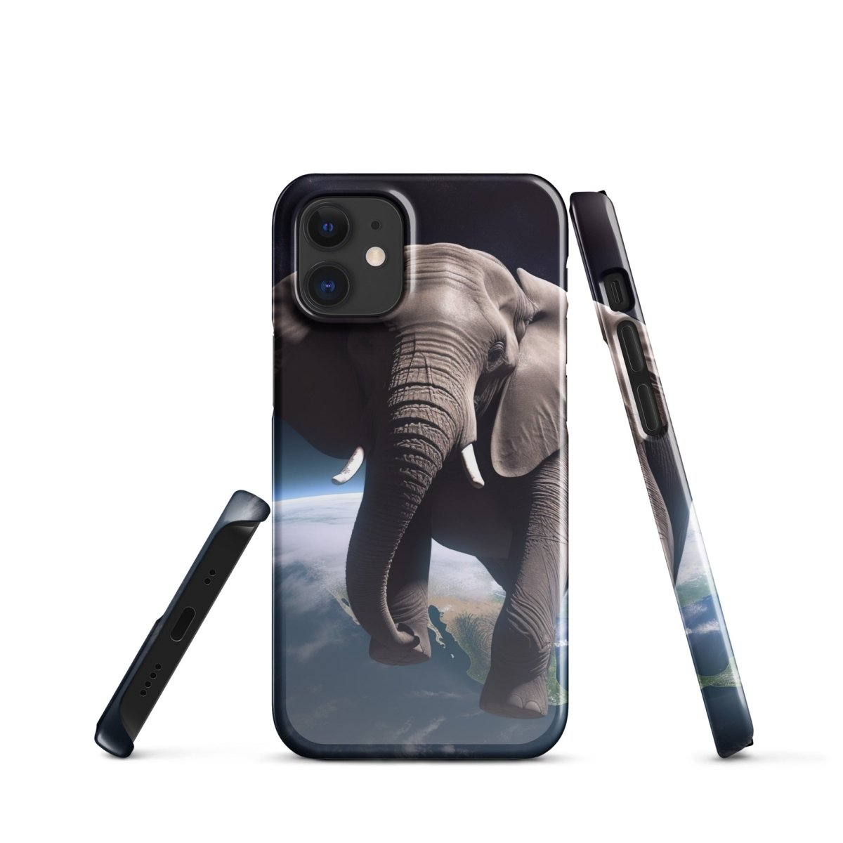 Elephant Floating in Space Snap Case for iPhone® - iPhone 12 Mini - AI Store