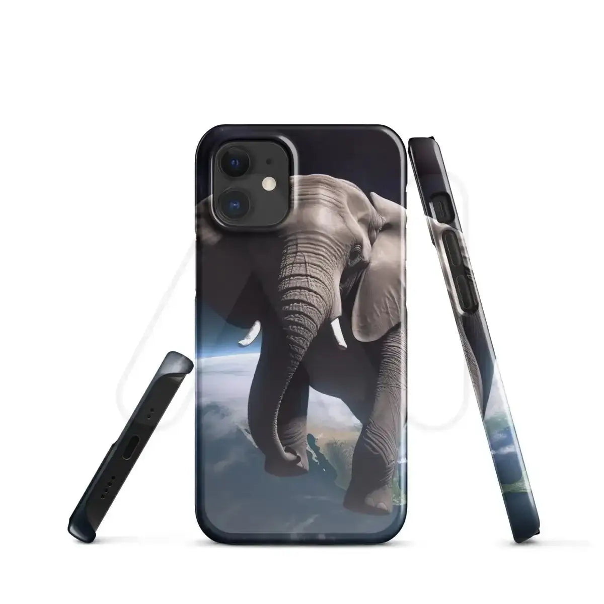 Elephant Floating in Space Snap Case for iPhone® - iPhone 12 Mini