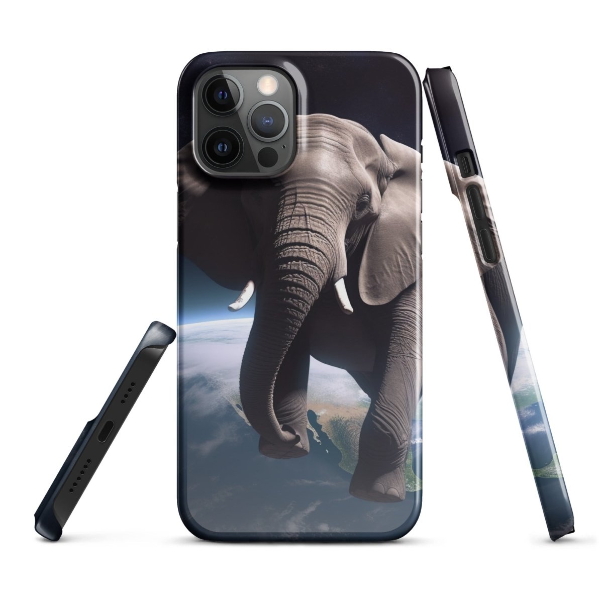 Elephant Floating in Space Snap Case for iPhone® - iPhone 12 Pro Max - AI Store