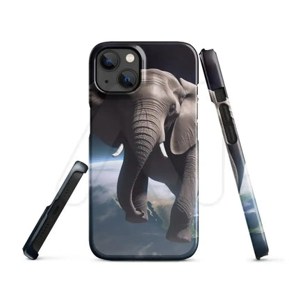 Elephant Floating in Space Snap Case for iPhone® - iPhone 13