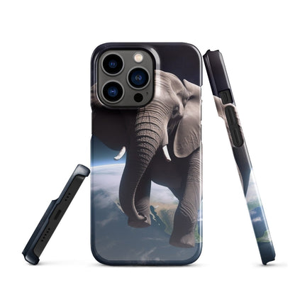 Elephant Floating in Space Snap Case for iPhone® - iPhone 13 Pro - AI Store