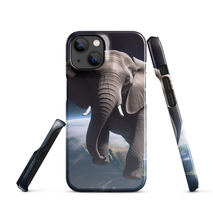 Elephant Floating in Space Snap Case for iPhone® - iPhone 14 - AI Store