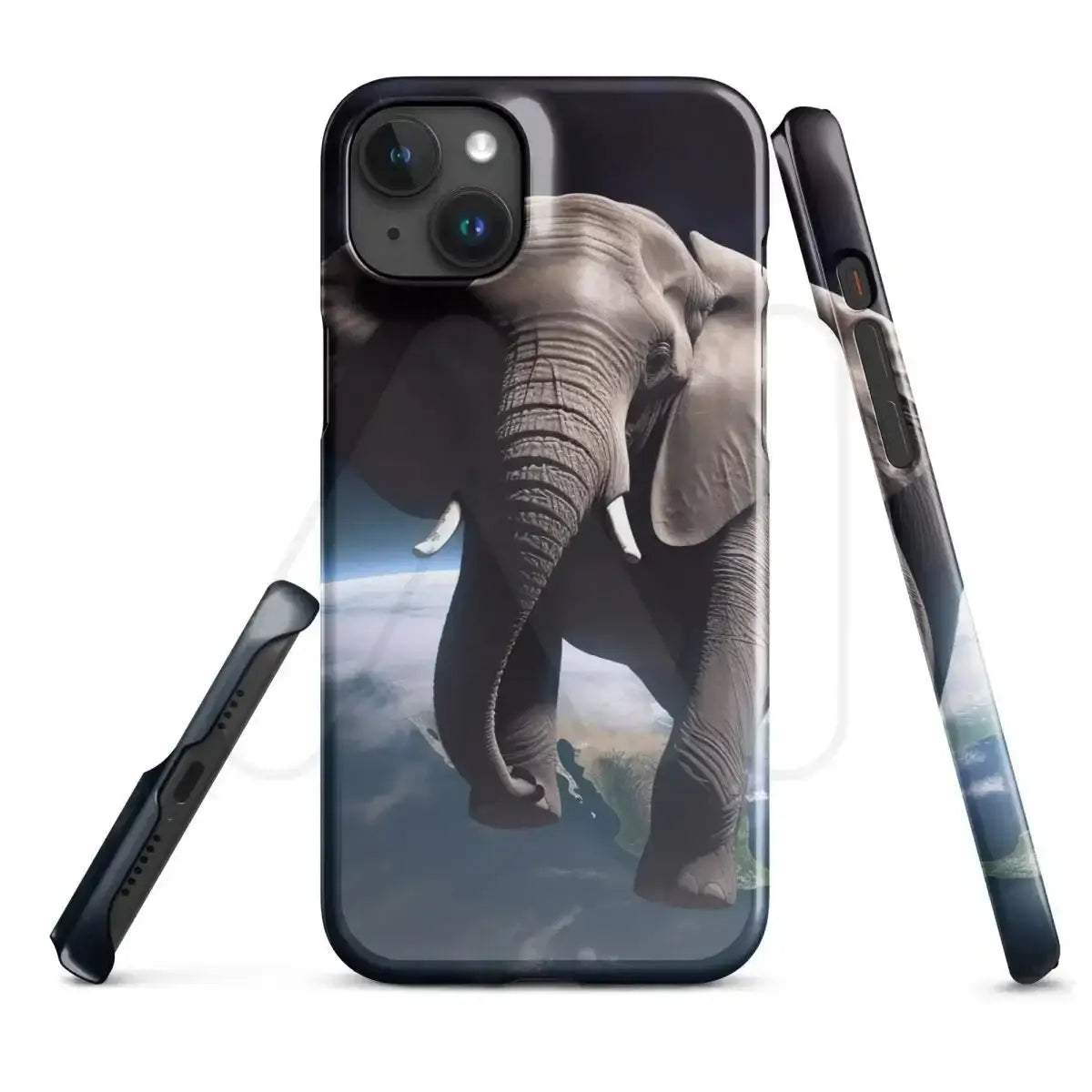 Elephant Floating in Space Snap Case for iPhone® - iPhone 15 Plus