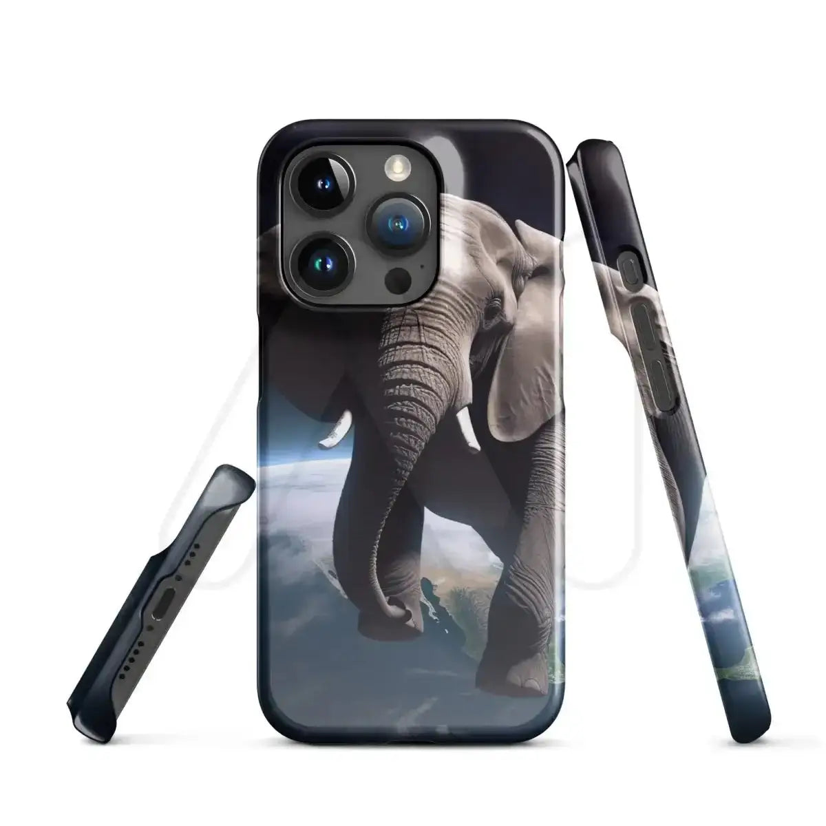 Elephant Floating in Space Snap Case for iPhone® - iPhone 15 Pro