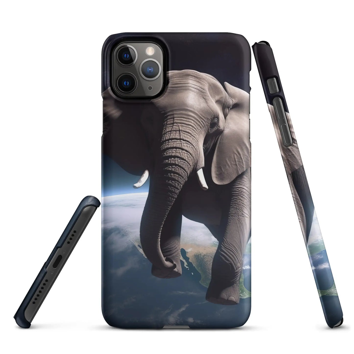 Elephant Floating in Space Snap Case for iPhone® - Matte / iPhone 11 Pro Max