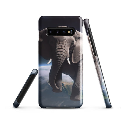 Elephant Floating in Space Snap Case for Samsung® - Samsung Galaxy S10 - AI Store