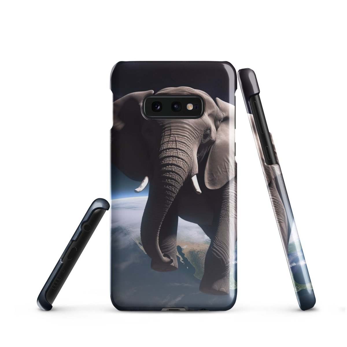 Elephant Floating in Space Snap Case for Samsung® - Samsung Galaxy S10e - AI Store