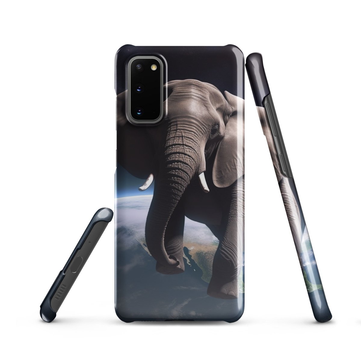 Elephant Floating in Space Snap Case for Samsung® - Samsung Galaxy S20 - AI Store