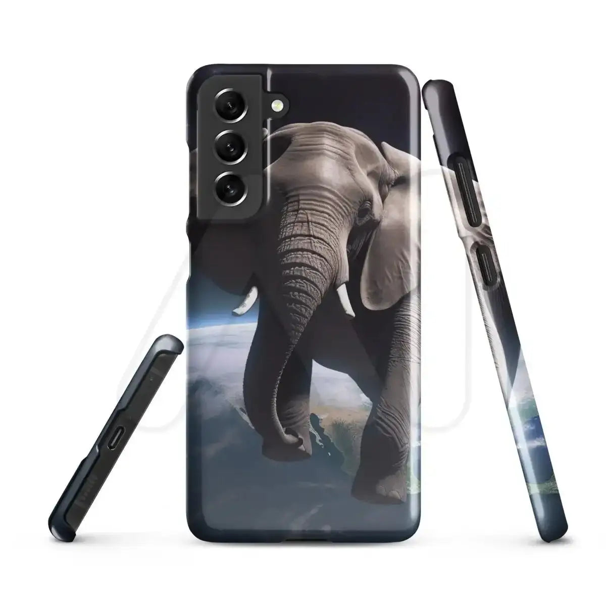 Elephant Floating in Space Snap Case for Samsung® - Samsung Galaxy S21 FE