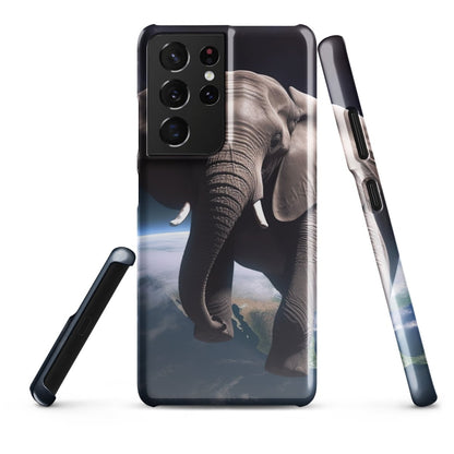 Elephant Floating in Space Snap Case for Samsung® - Samsung Galaxy S21 Ultra - AI Store