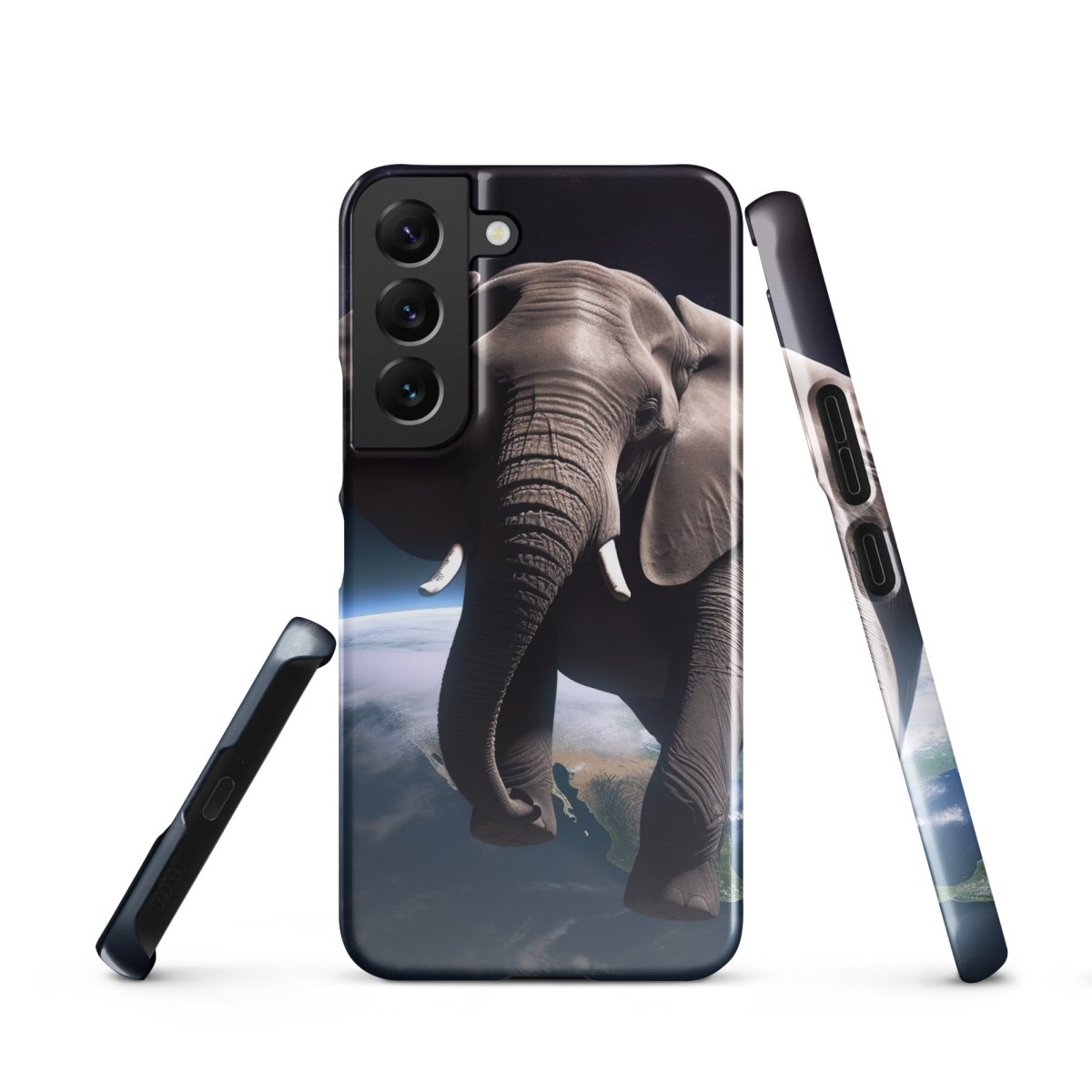 Elephant Floating in Space Snap Case for Samsung® - Samsung Galaxy S22 - AI Store