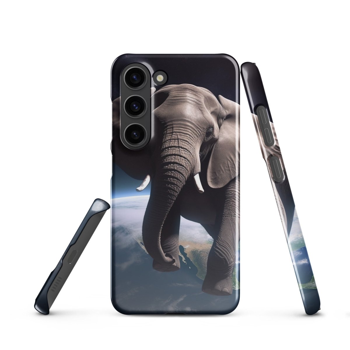 Elephant Floating in Space Snap Case for Samsung® - Samsung Galaxy S23 - AI Store