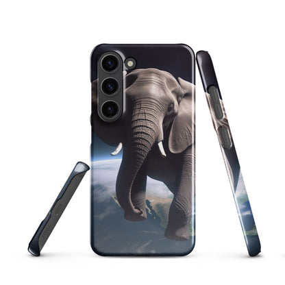 Elephant Floating in Space Snap Case for Samsung® - Samsung Galaxy S23 - AI Store
