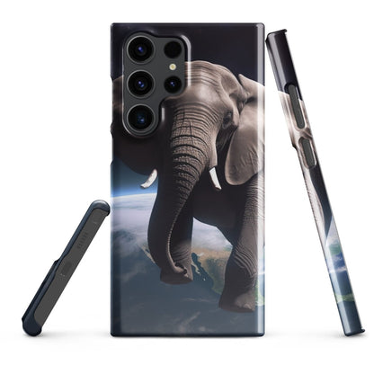 Elephant Floating in Space Snap Case for Samsung® - Samsung Galaxy S23 Ultra - AI Store