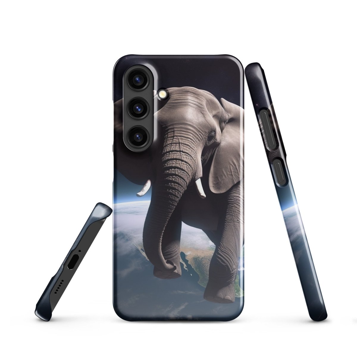 Elephant Floating in Space Snap Case for Samsung® - Samsung Galaxy S24 - AI Store