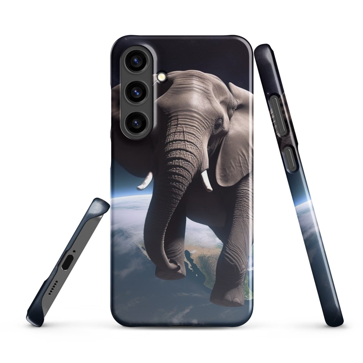 Elephant Floating in Space Snap Case for Samsung® - Samsung Galaxy S24 Plus - AI Store