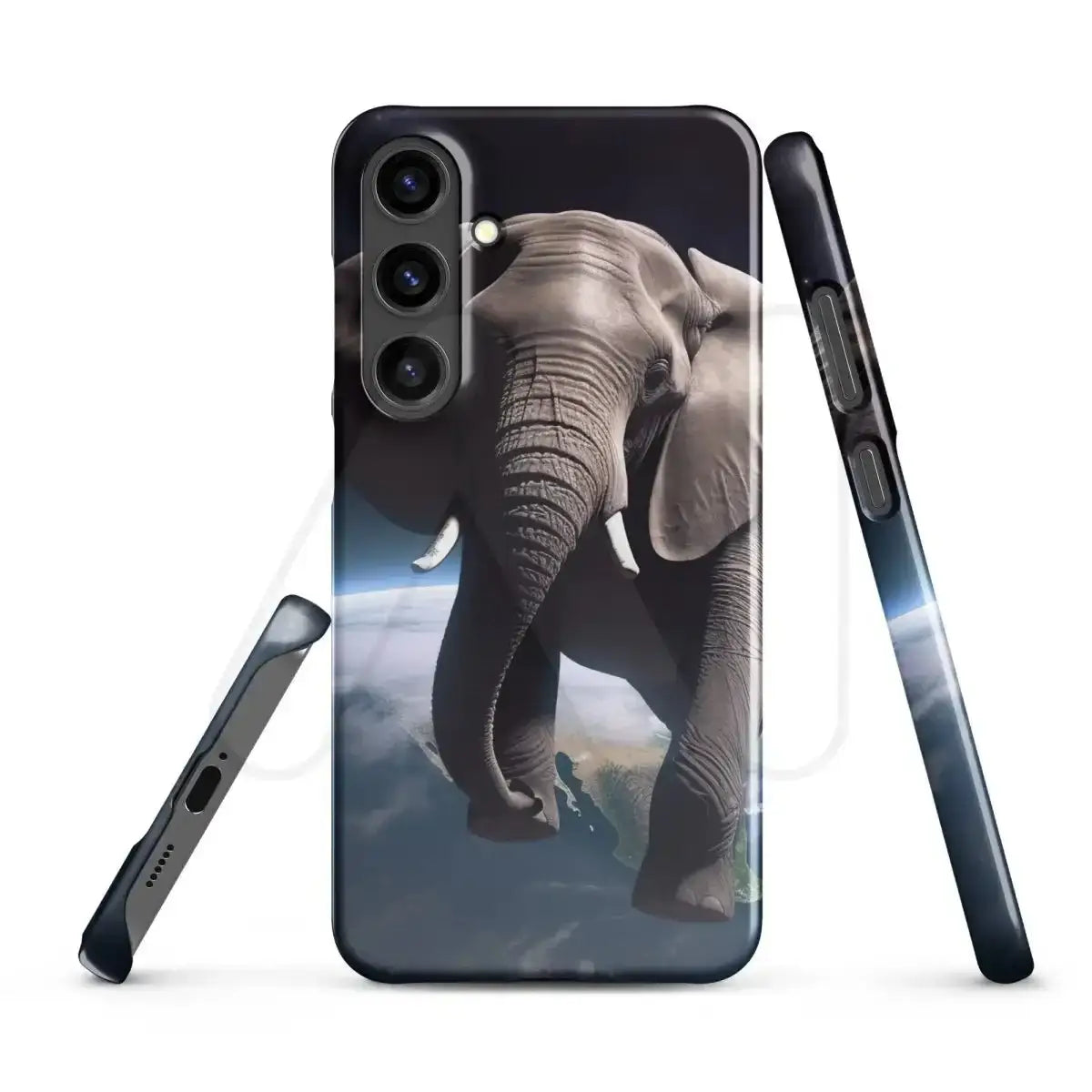 Elephant Floating in Space Snap Case for Samsung® - Samsung Galaxy S24 Plus