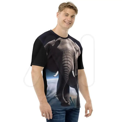 Elephant Floating in Space T-Shirt (men)