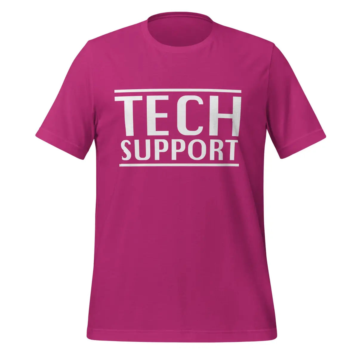 Elon Musk Tech Support T-Shirt (unisex) - Berry / M