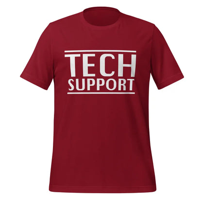 Elon Musk Tech Support T-Shirt (unisex) - Cardinal / M