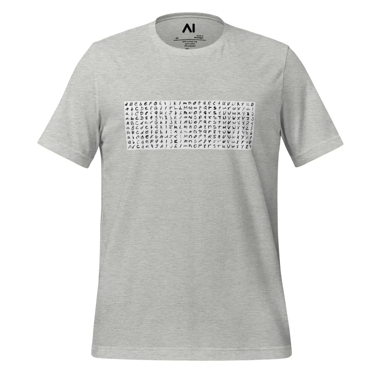 EMNIST Dataset T-Shirt (unisex) - Athletic Heather / M