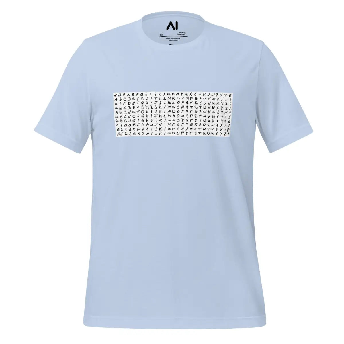 EMNIST Dataset T-Shirt (unisex) - Baby Blue / M