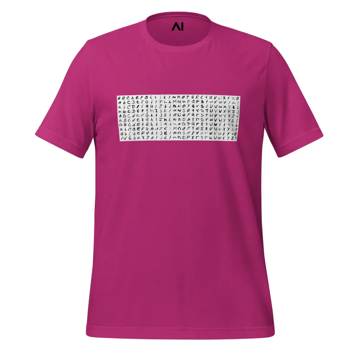 EMNIST Dataset T-Shirt (unisex) - Berry / M