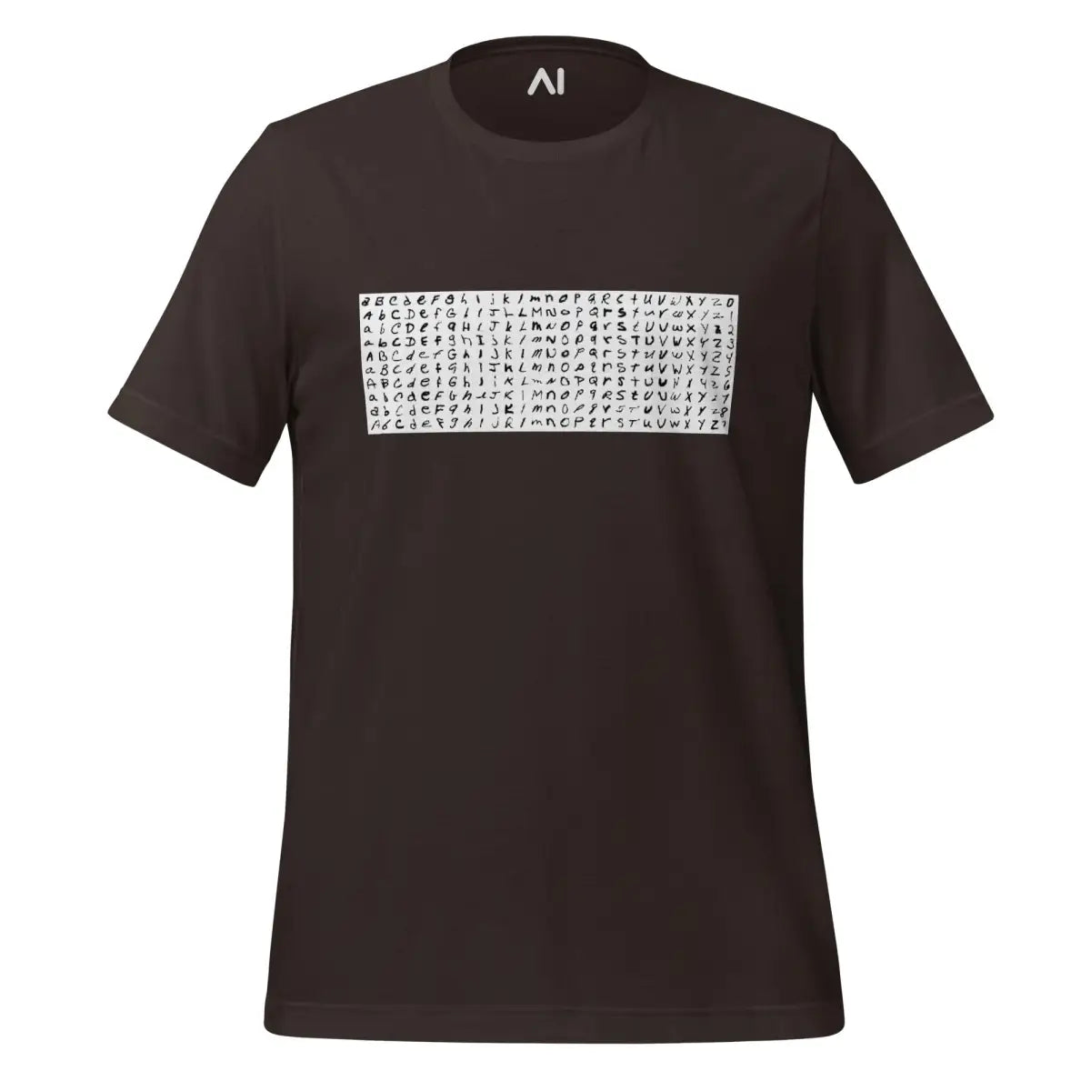 EMNIST Dataset T-Shirt (unisex) - Brown / M