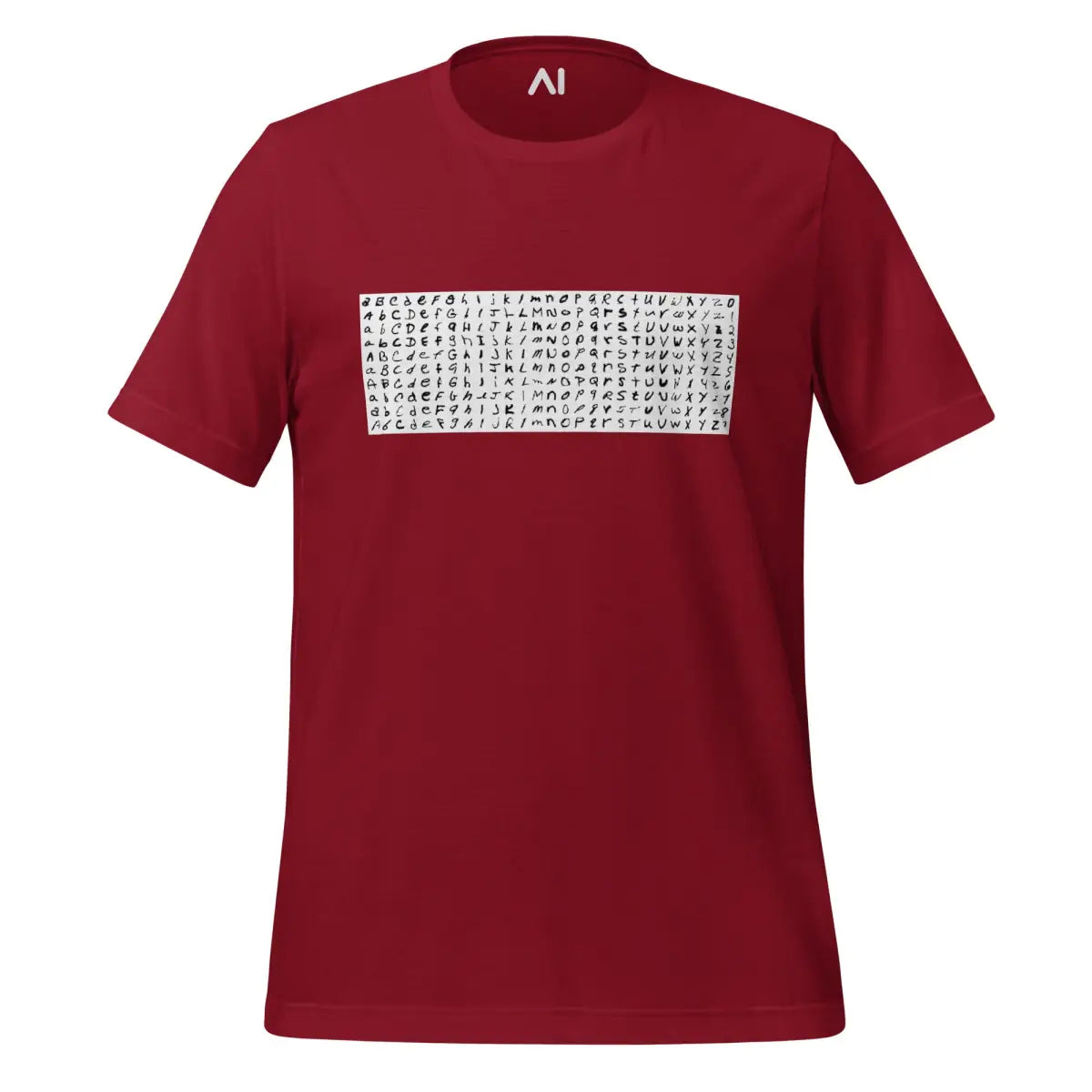 EMNIST Dataset T-Shirt (unisex) - Cardinal / M