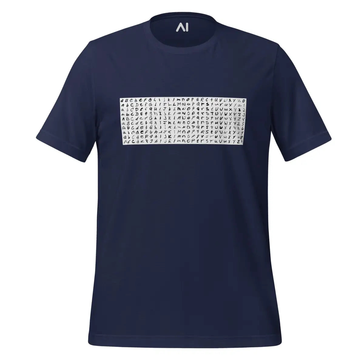 EMNIST Dataset T-Shirt (unisex) - Navy / M