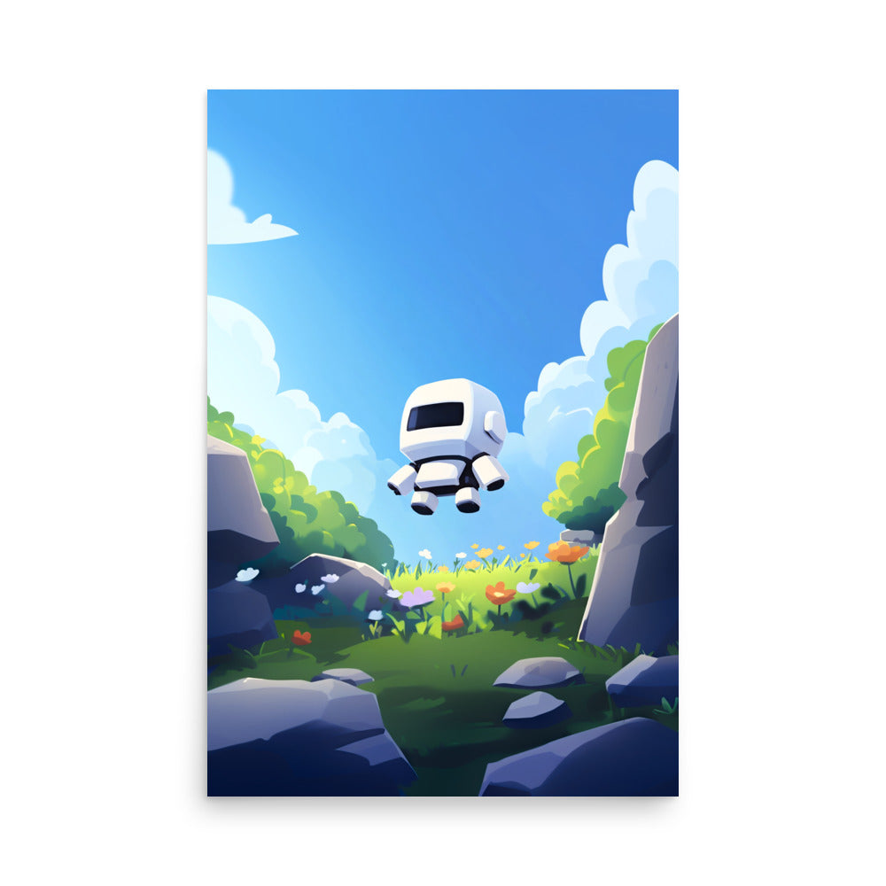 Floating Robot Poster (children)