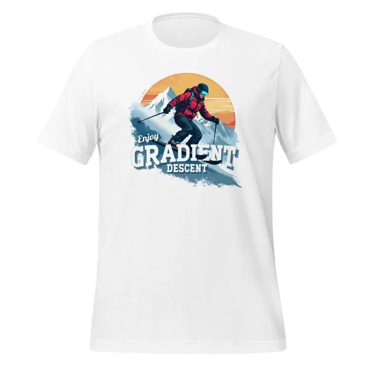 Enjoy Gradient Descent T-Shirt 1 (unisex) - M / White