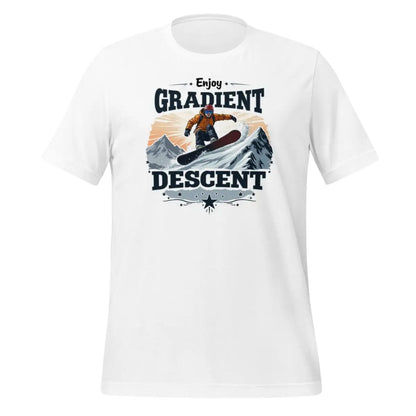 Enjoy Gradient Descent T-Shirt 2 (unisex) - M / White