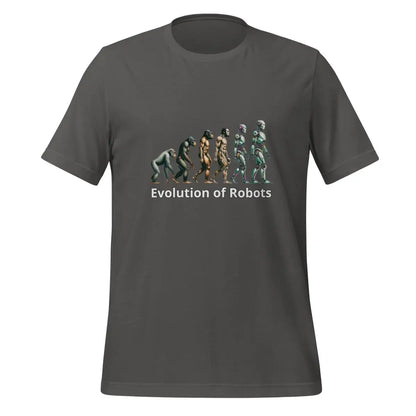 Evolution of Robots T-Shirt (unisex) - Asphalt / M