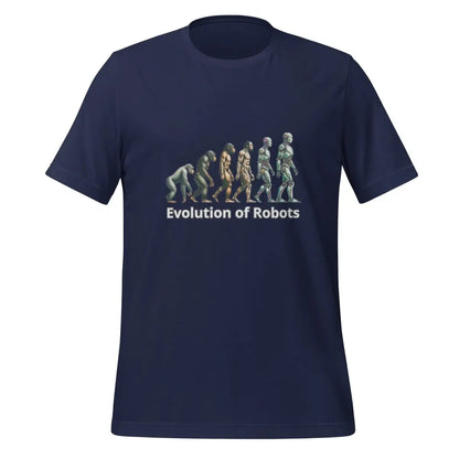 Evolution of Robots T-Shirt (unisex) - Navy / M