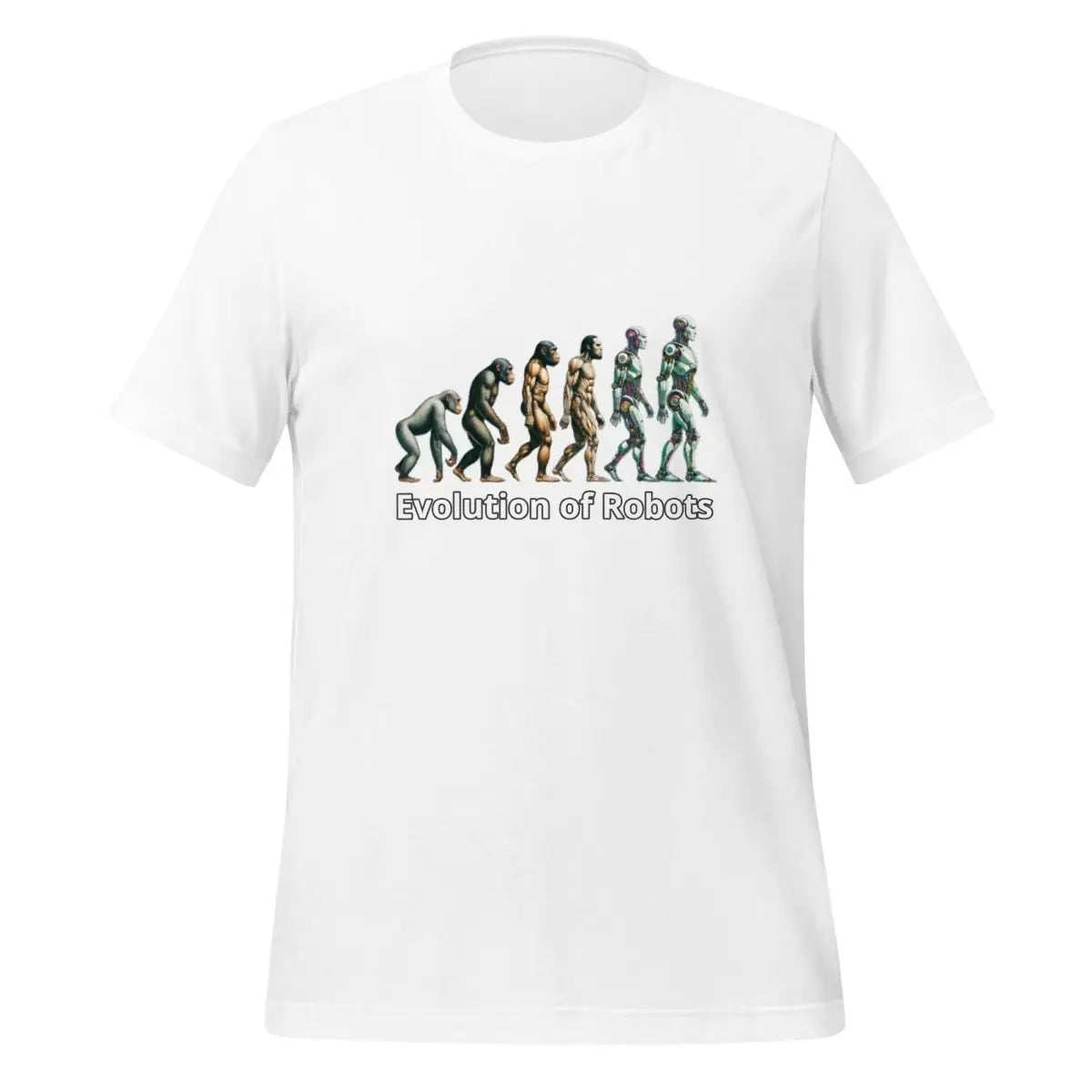 Evolution of Robots T-Shirt (unisex) - White / M