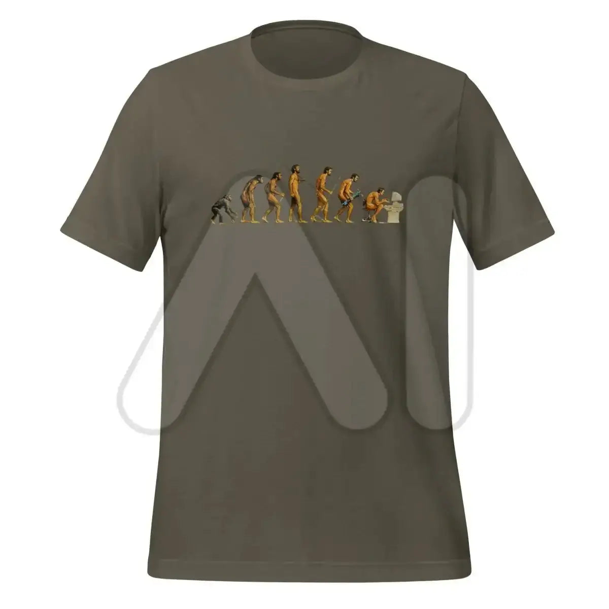 Evolution of the Programmer T-Shirt (unisex) - Army / M