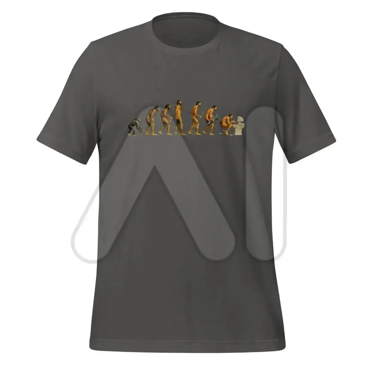 Evolution of the Programmer T-Shirt (unisex) - Asphalt / M