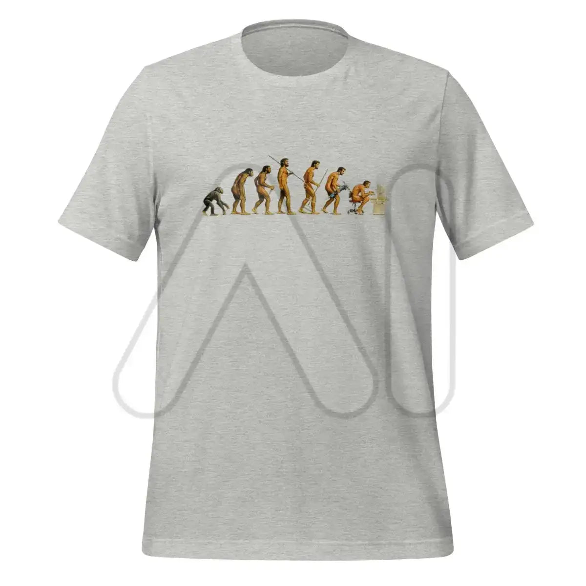 Evolution of the Programmer T-Shirt (unisex) - Athletic Heather / M