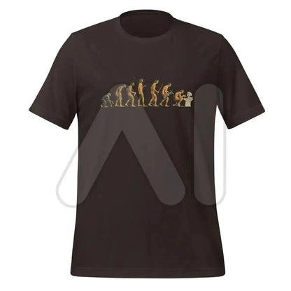 Evolution of the Programmer T-Shirt (unisex) - Brown / M