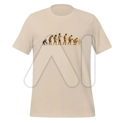 Evolution of the Programmer T-Shirt (unisex) - Soft Cream / M