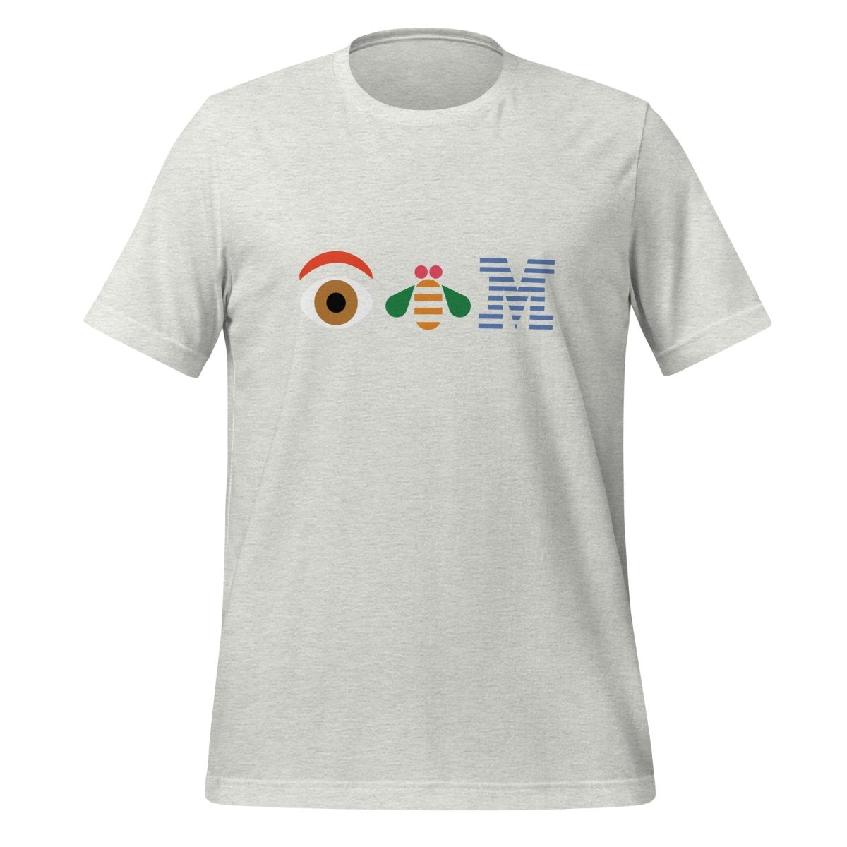 Eye Bee M Logo T - Shirt (unisex) - Ash - AI Store
